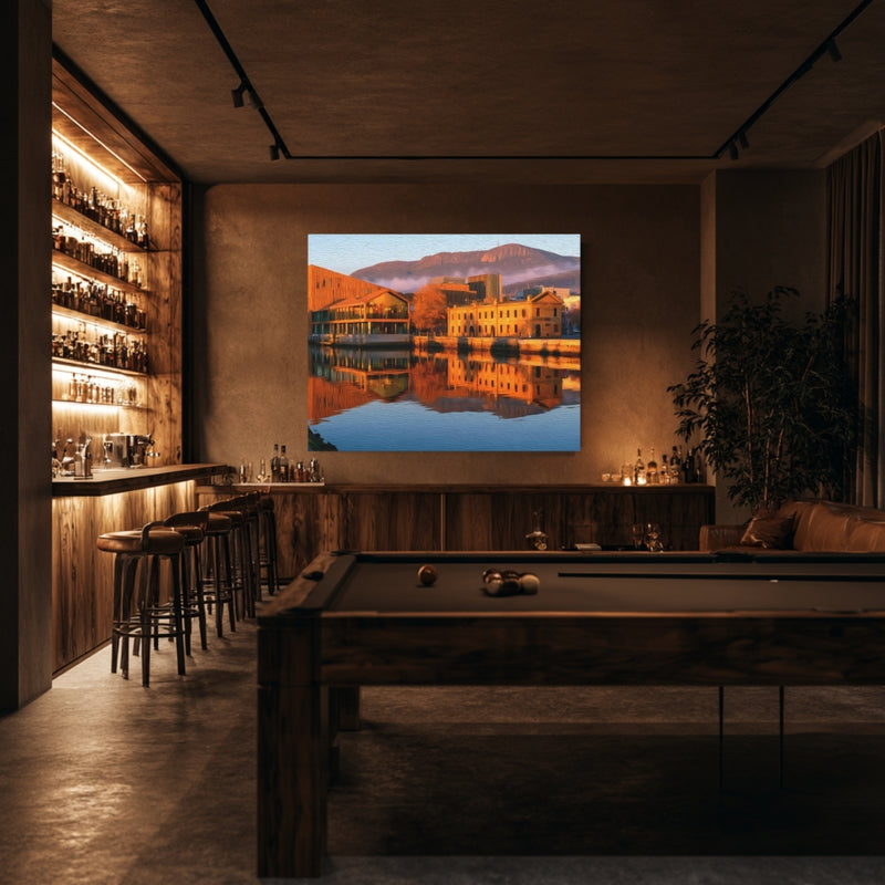 Salamanca Waterfront & Brooke Street Pier Reflection — Hobart, Australia, view 7