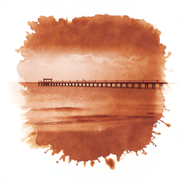 Holbox Island canvas wall art