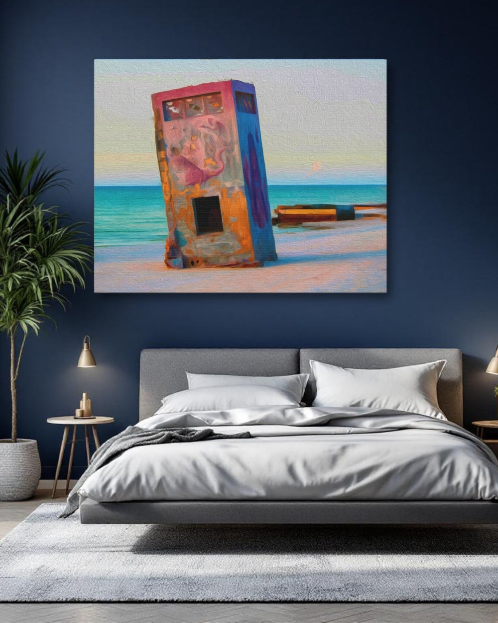 Holbox Island, Mexico | Rustic Beach Relic Shore | Original Series Gallery Canvas detail