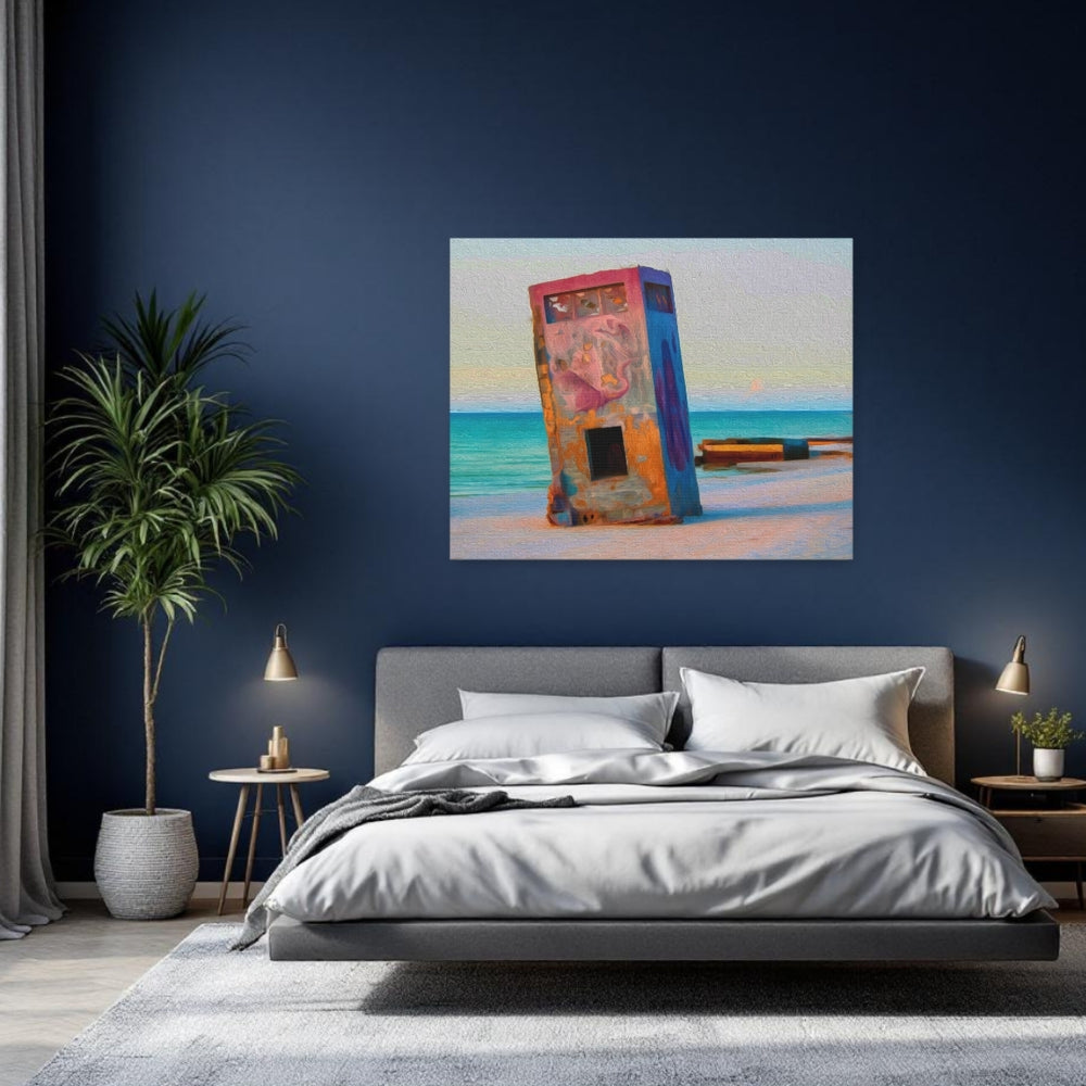 Holbox Island, Mexico | Rustic Beach Relic Shore | Original Series Gallery Canvas detail