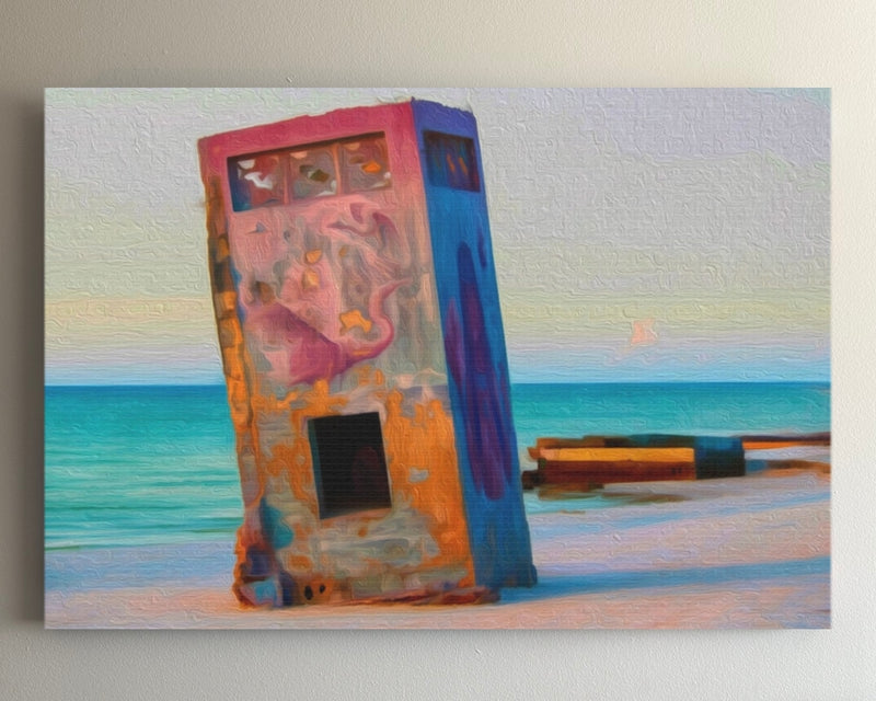 Graffiti Beach Relic Punta Mosquito — Holbox Island, Mexico