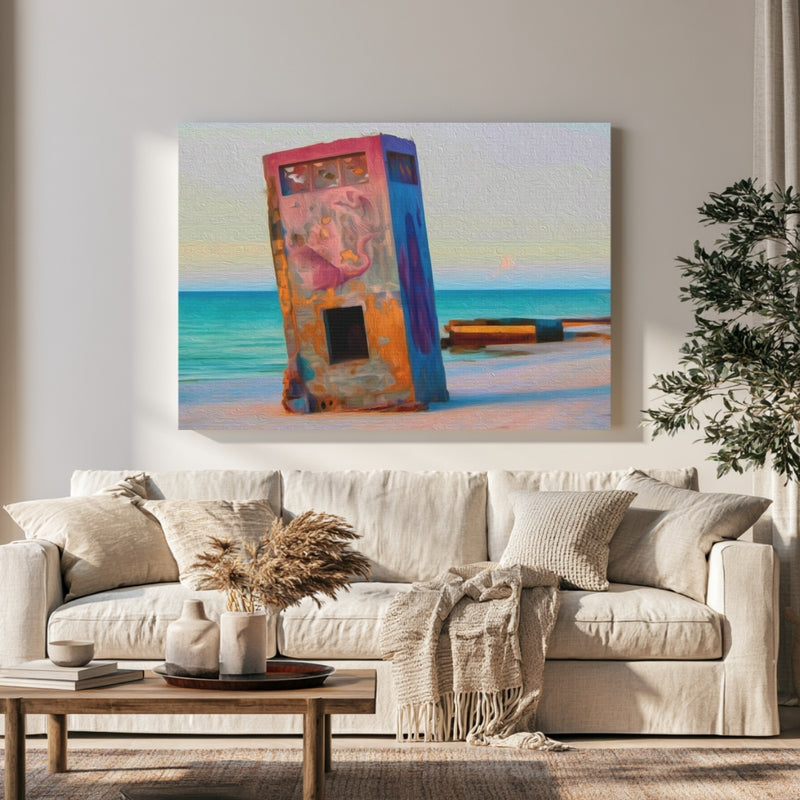 Graffiti Beach Relic Punta Mosquito — Holbox Island, Mexico, view 1