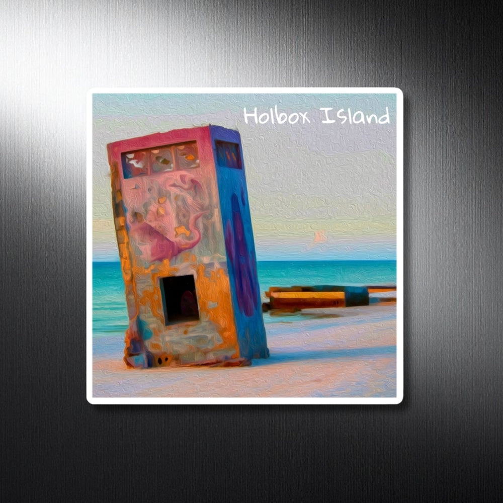Holbox Island, Mexico | Rustic Beach Relic Shore | Original Series Decorative Magnet