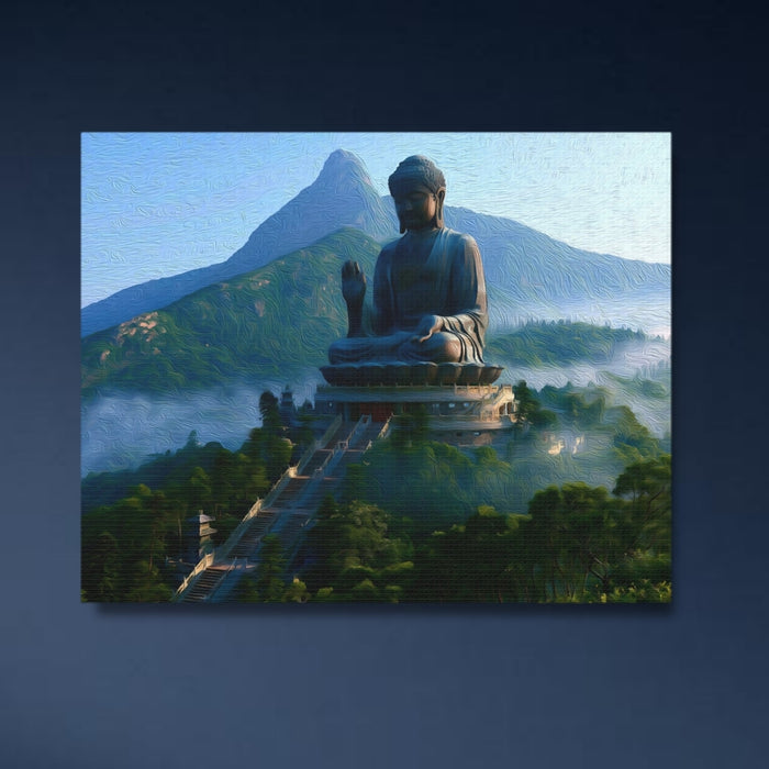 Hong Kong, China | Tian Tan Buddha Lantau Island | Original Series Gallery Canvas