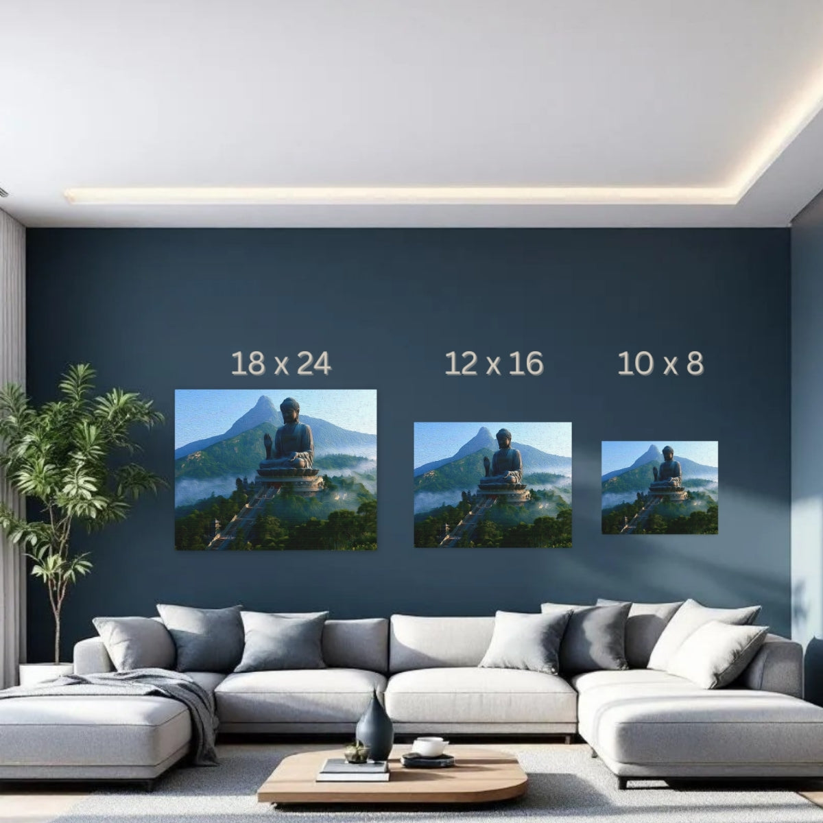 Hong Kong, China | Tian Tan Buddha Lantau Island | Original Series Gallery Canvas detail