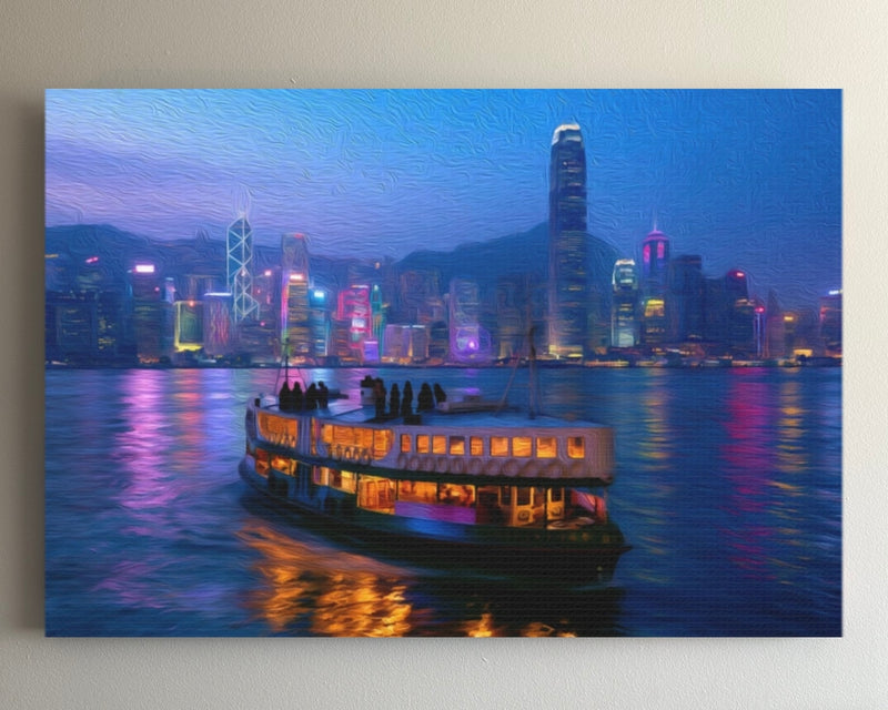 Star Ferry On Victoria Harbour — Hong Kong, China