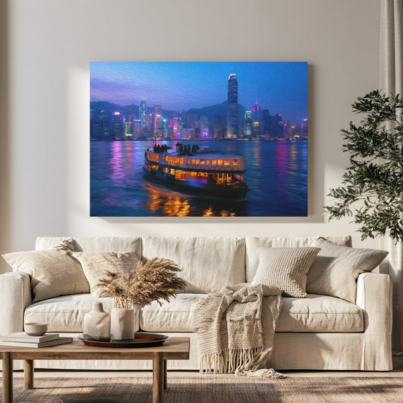 Star Ferry On Victoria Harbour — Hong Kong, China, view 1