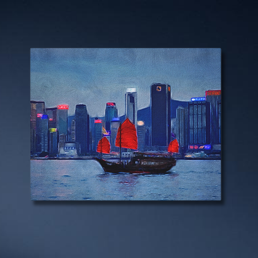 Hong Kong, China | Original Series Gallery Canvas detail