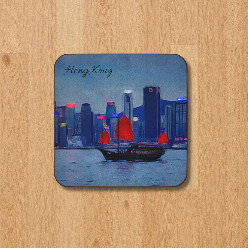 Hong Kong, China  | Original Series Hardboard Coaster