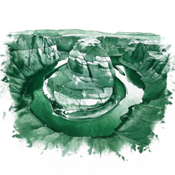 Horseshoe Bend canvas wall art