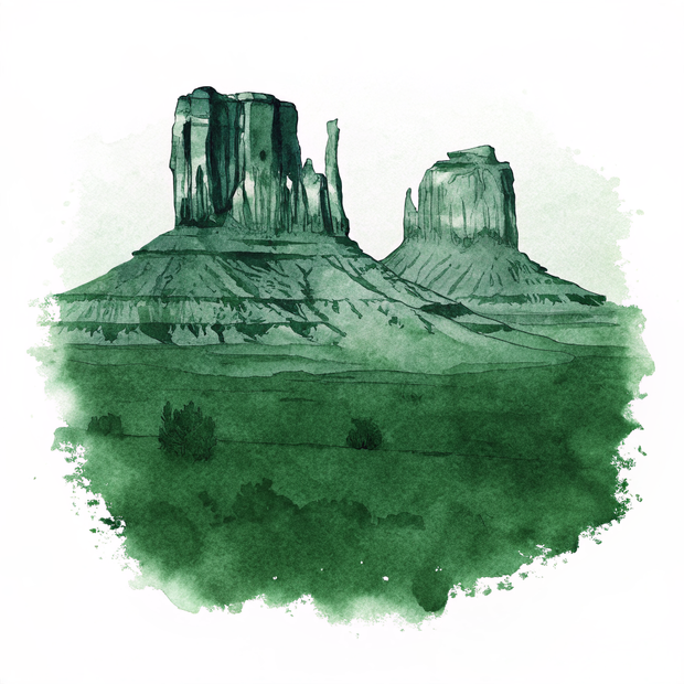 Horseshoe Bend watercolor