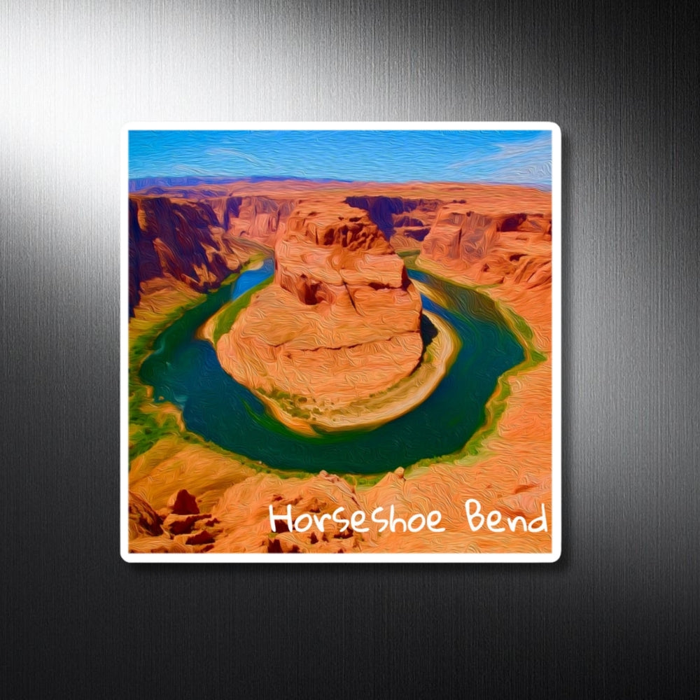 Horseshoe Bend, Arizona | Colorado River Horseshoe Bend | Original Series Decorative Magnet