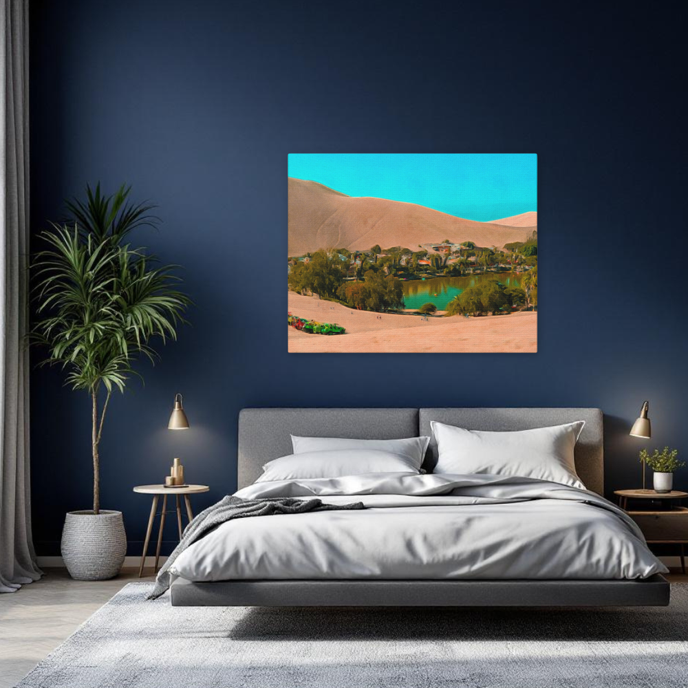 Huacachina, Peru | Original Series Canvas detail