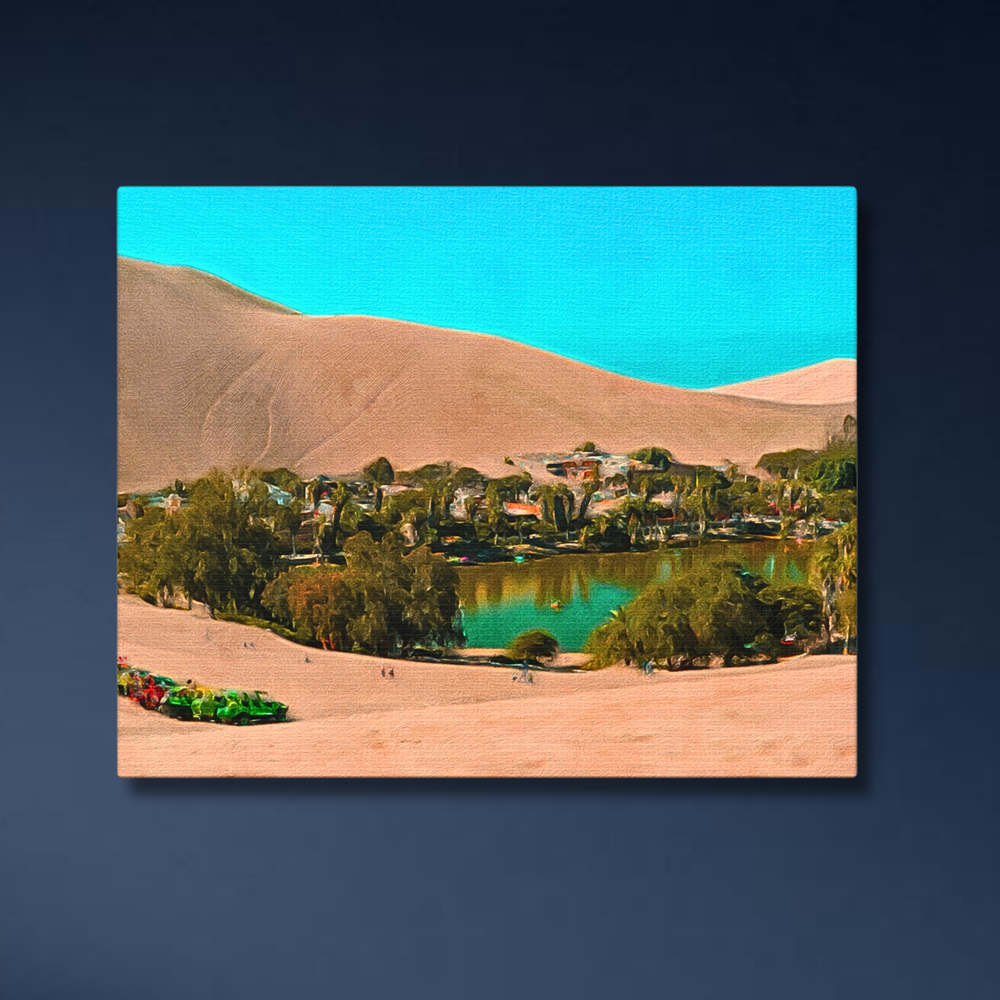 Huacachina, Peru | Original Series Canvas detail