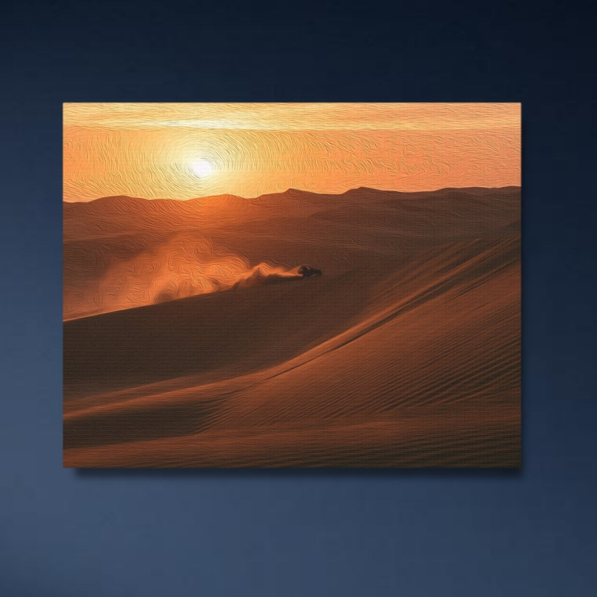 Huacachina Sand Dunes Sunset — Huacachina, Peru, study 4