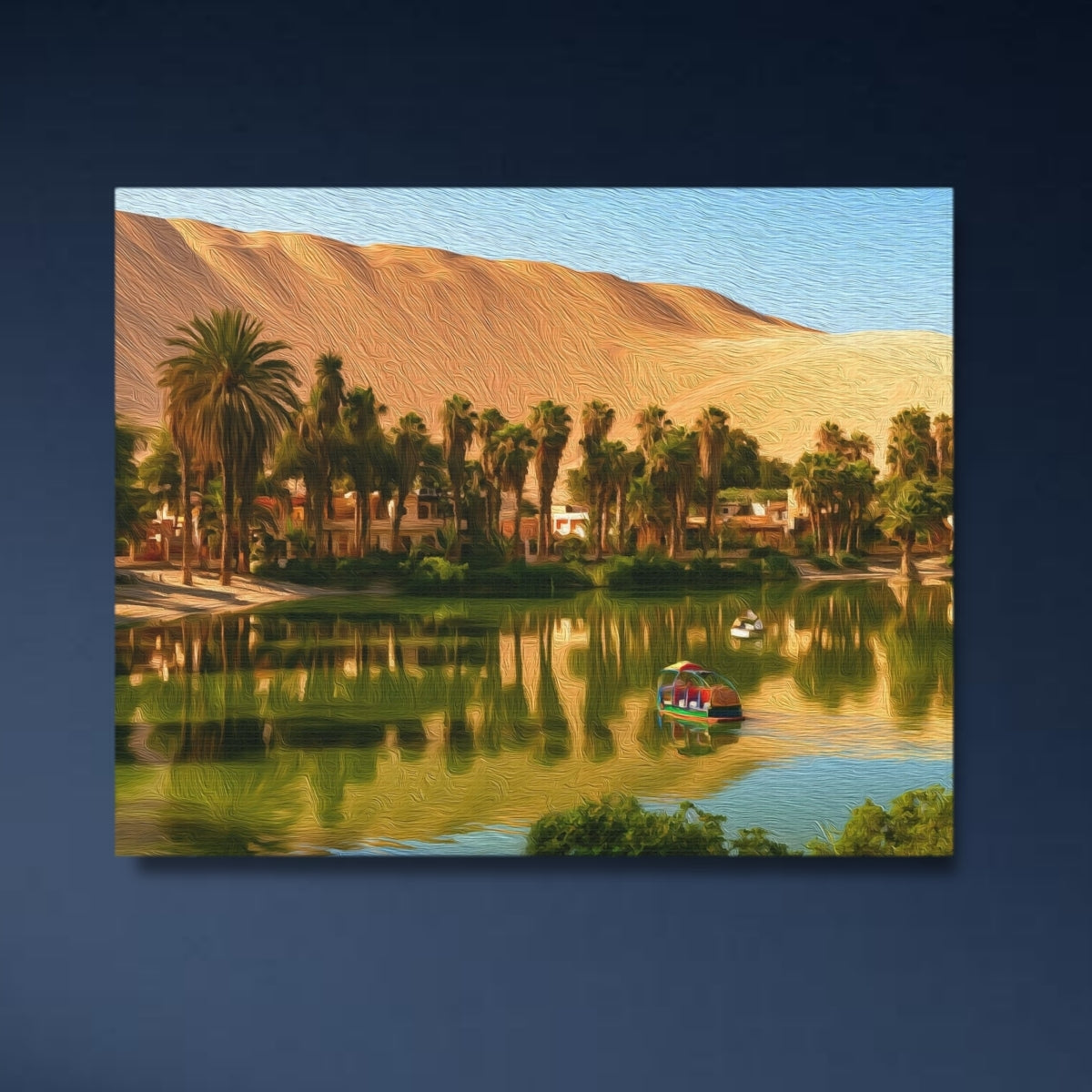 Huacachina Oasis Desert Lake — Huacachina, Peru, study 4