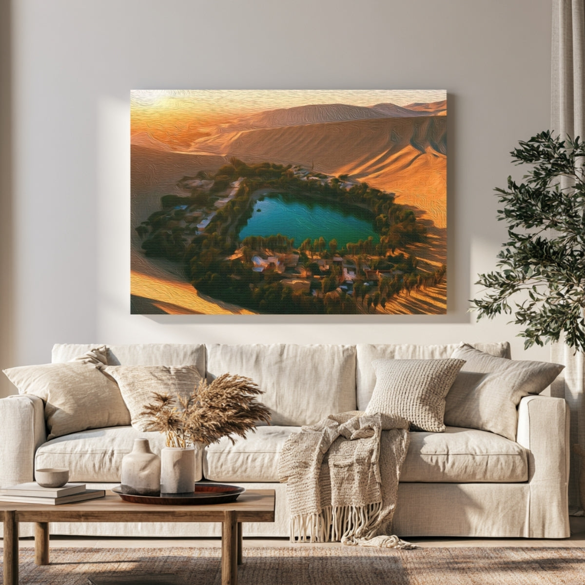Huacachina Oasis Desert Lake — Huacachina, Peru, view 1