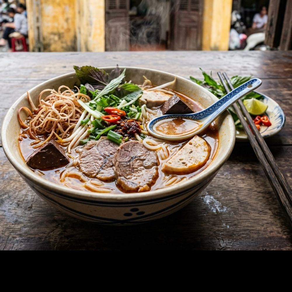 Local cuisine study in Hue, Vietnam