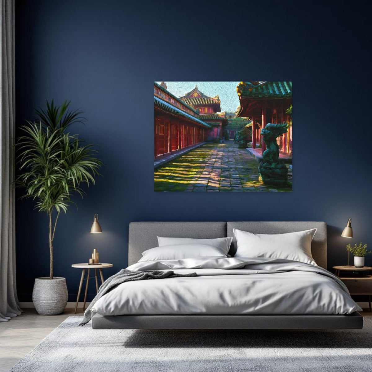 Hue Imperial City Courtyard — Hue, Vietnam, study 2