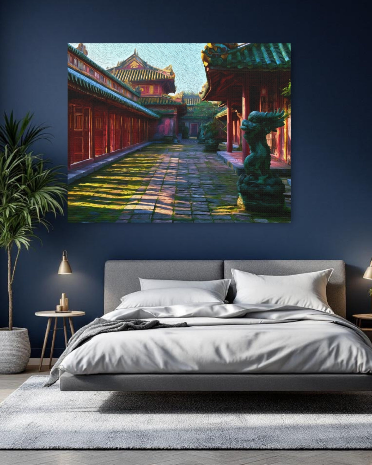 Hue Imperial City Courtyard — Hue, Vietnam, study 1