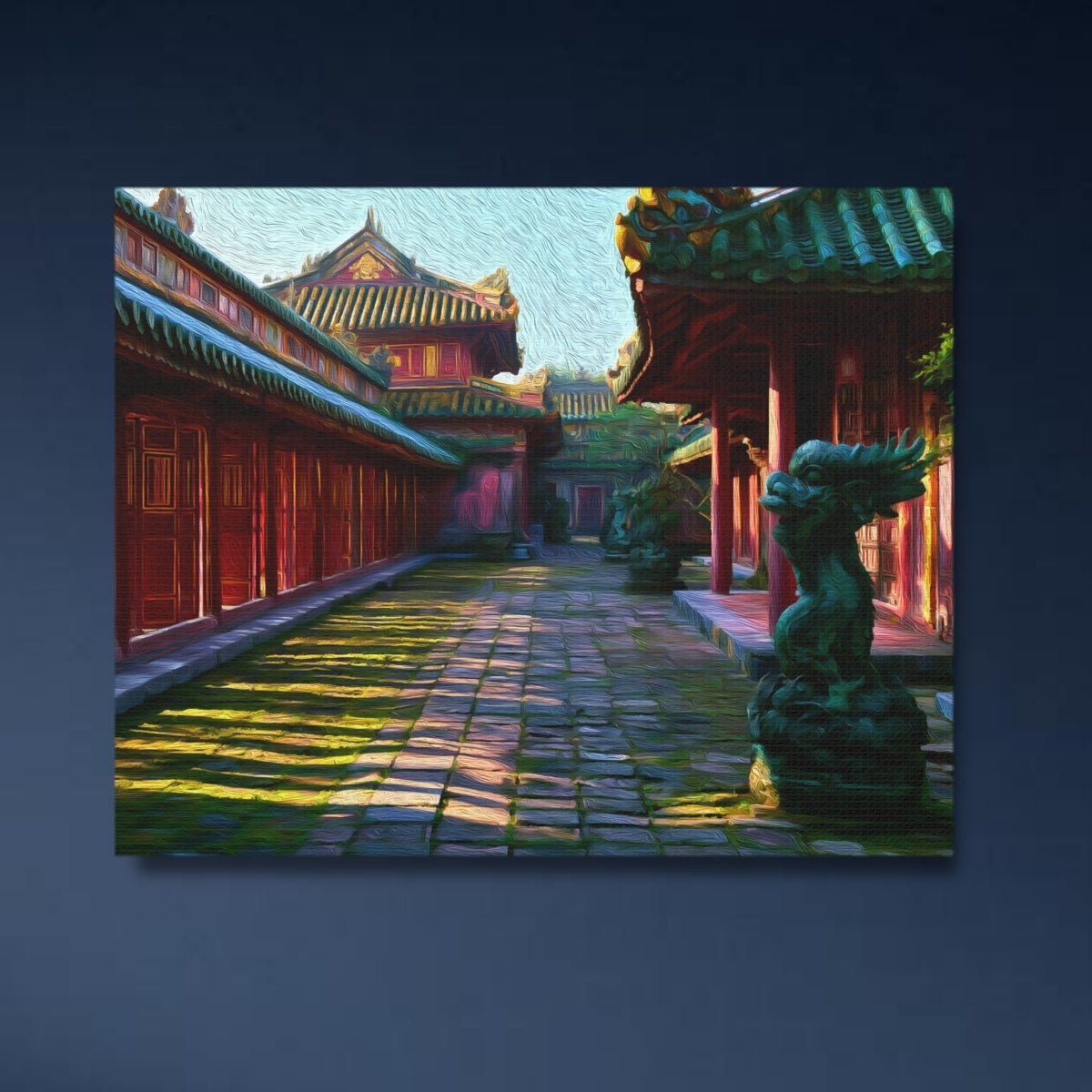 Hue Imperial City Courtyard — Hue, Vietnam, study 4