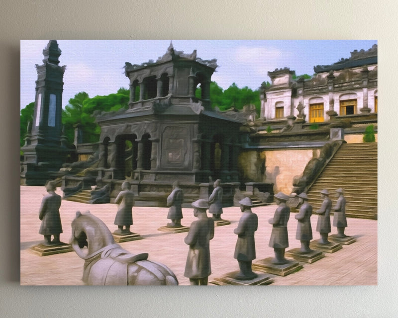 Khai Dinh Tomb Stone Courtyard — Hue, Vietnam