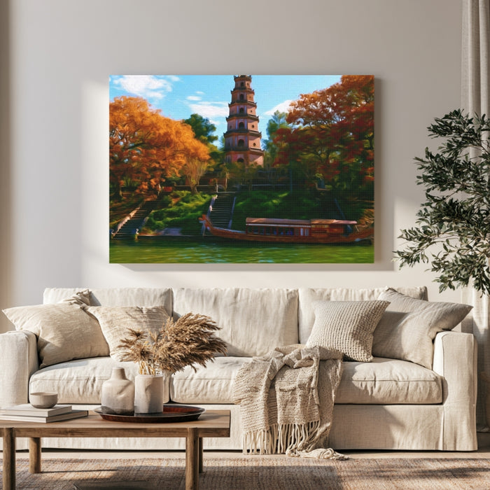 Thien Mu Pagoda Perfume River