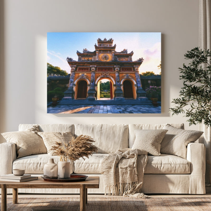 Hue Imperial City Gate in a room — Hue, Vietnam