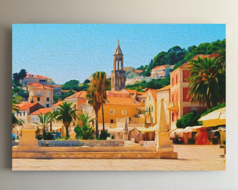 Hvar Harbor Promenade — Hvar, Croatia