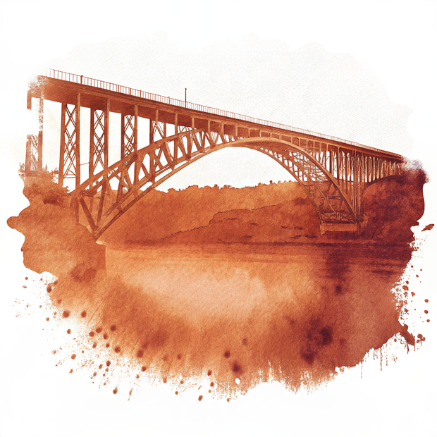 Iguazu Falls watercolor