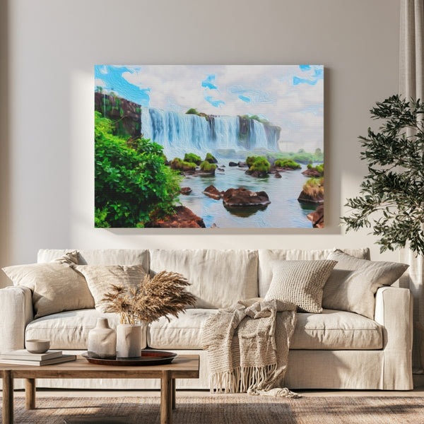Iguazu Falls, Argentina | Iguazu Falls Jungle Cascade | Original Series Gallery Canvas