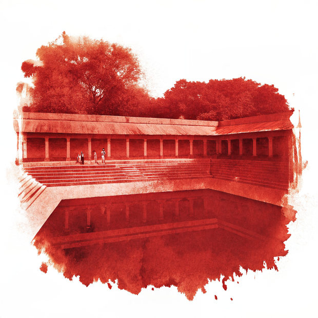 India watercolor