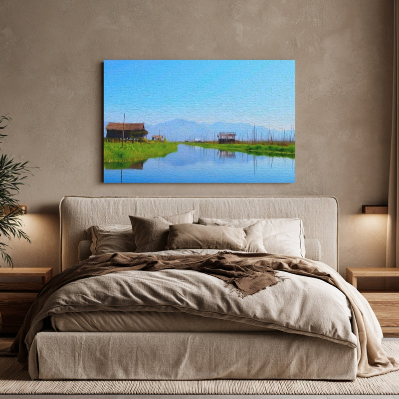 Floating Villages on Lake — Inle Lake, Myanmar, view 6