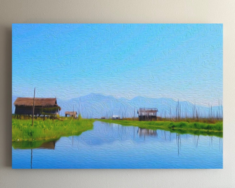 Floating Villages on Lake — Inle Lake, Myanmar