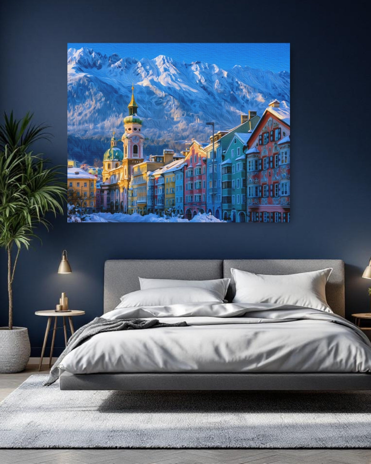 Alpine Old Town Winter — Innsbruck, Austria, study 1
