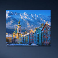 Alpine Old Town Winter — close-up thumbnail