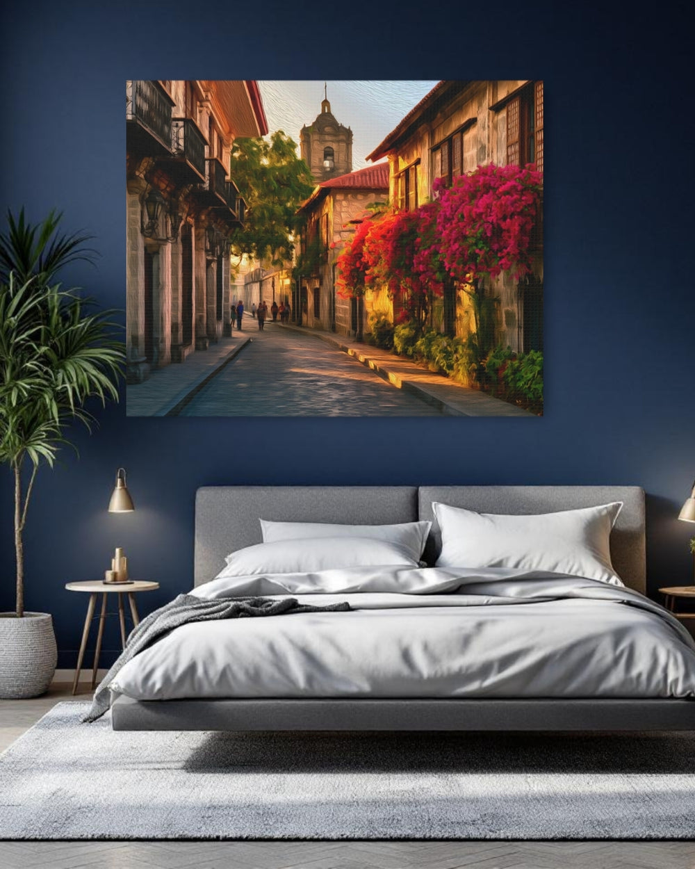 Intramuros, Manila | Historic Walled City Streets | Original Series Gallery Canvas detail