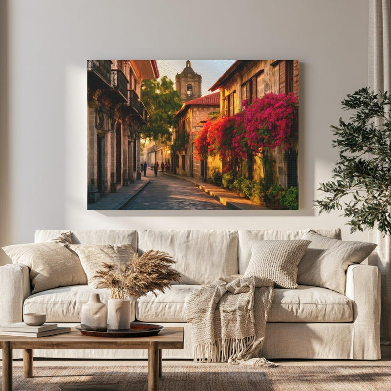 Historic Walled City Streets — Intramuros, Manila, view 1