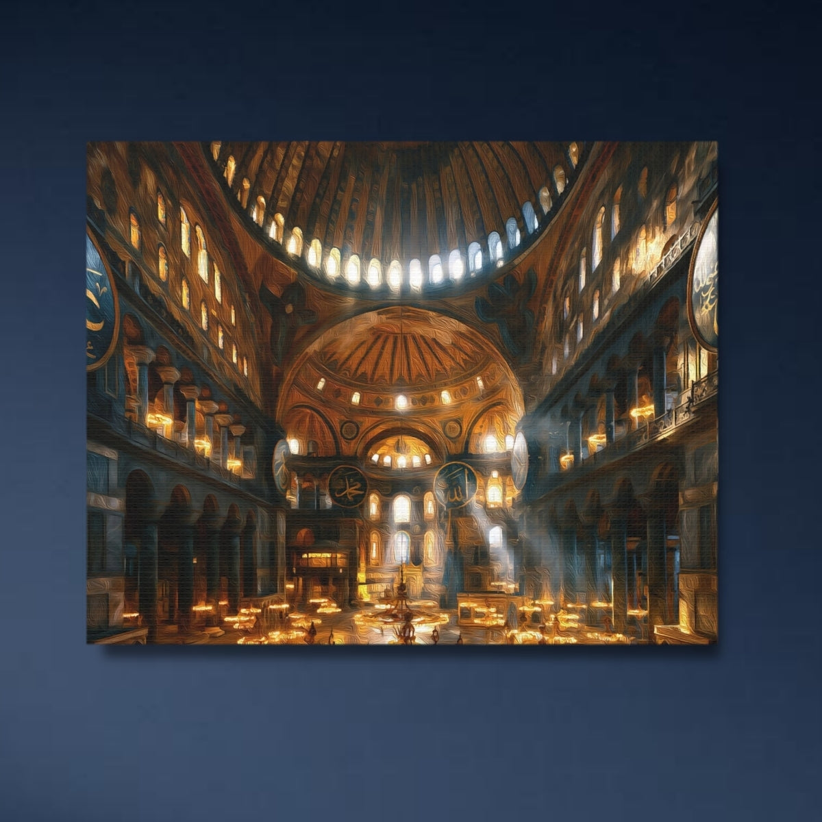 Istanbul, Turkey | Hagia Sophia Interior Istanbul | Original Series Gallery Canvas close-up detail