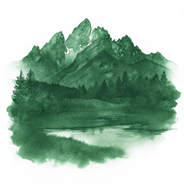 Jackson Hole watercolor