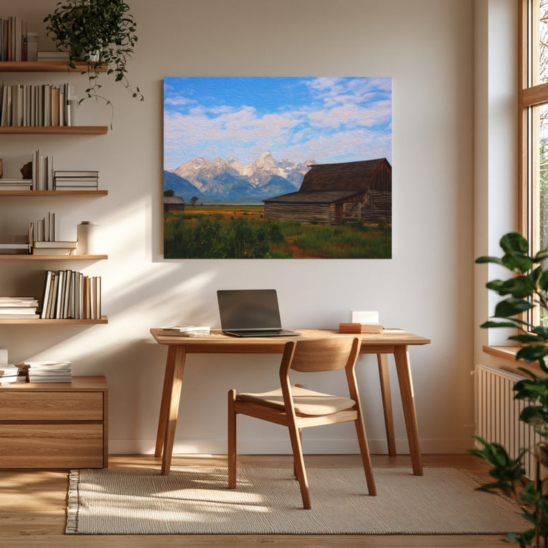 Mormon Row Moulton Barn — Jackson Hole, Wyoming, view 4
