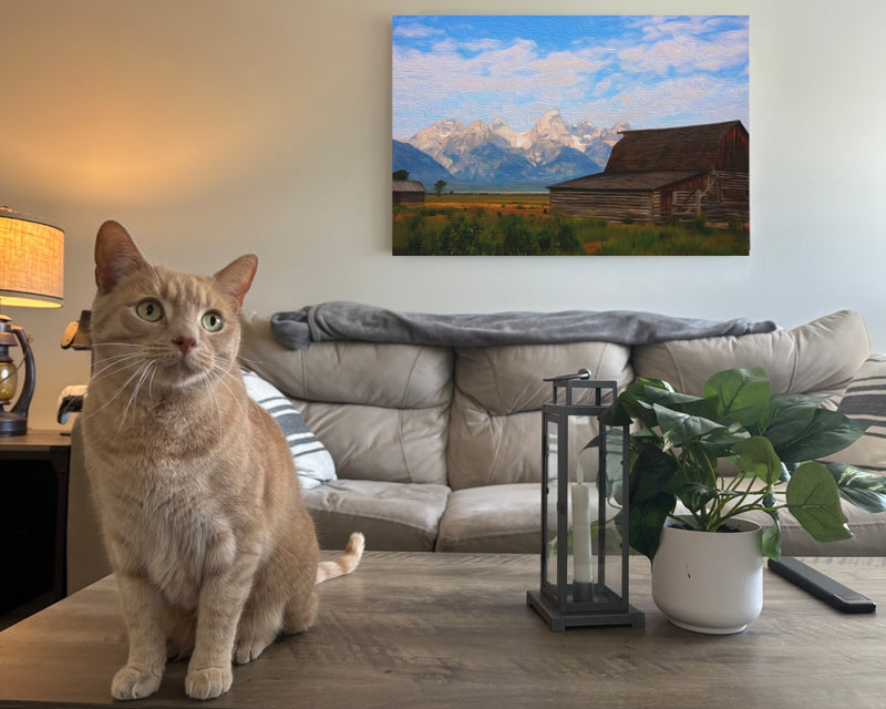 Mormon Row Moulton Barn — Jackson Hole, Wyoming, view 2