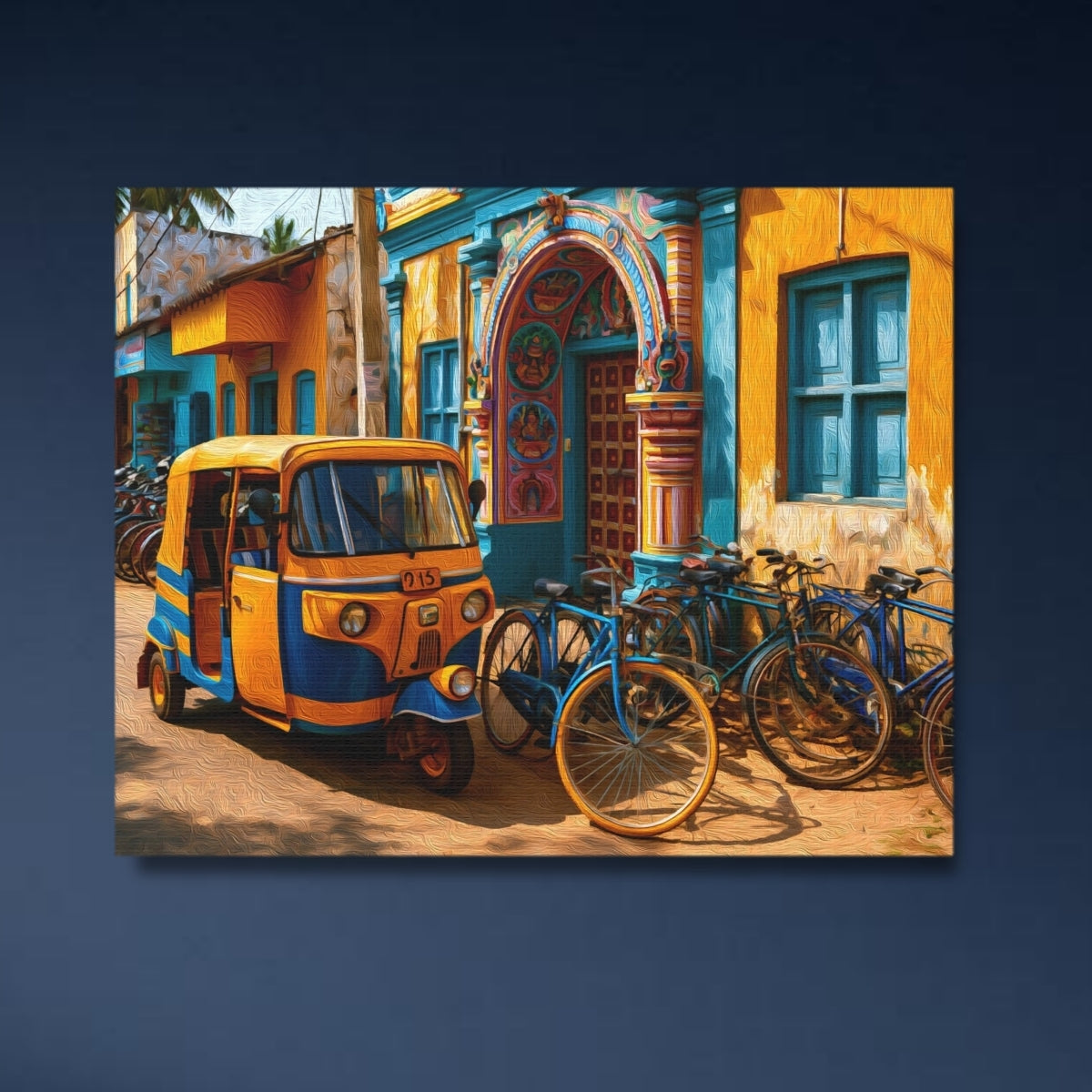 Jaffna Street Auto Rickshaw Scene — Jaffna, Sri Lanka, study 4