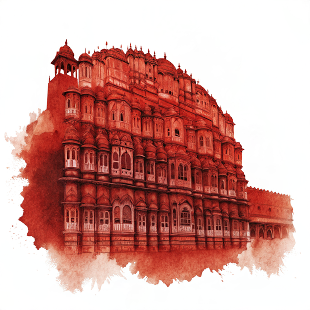 Jaipur watercolor