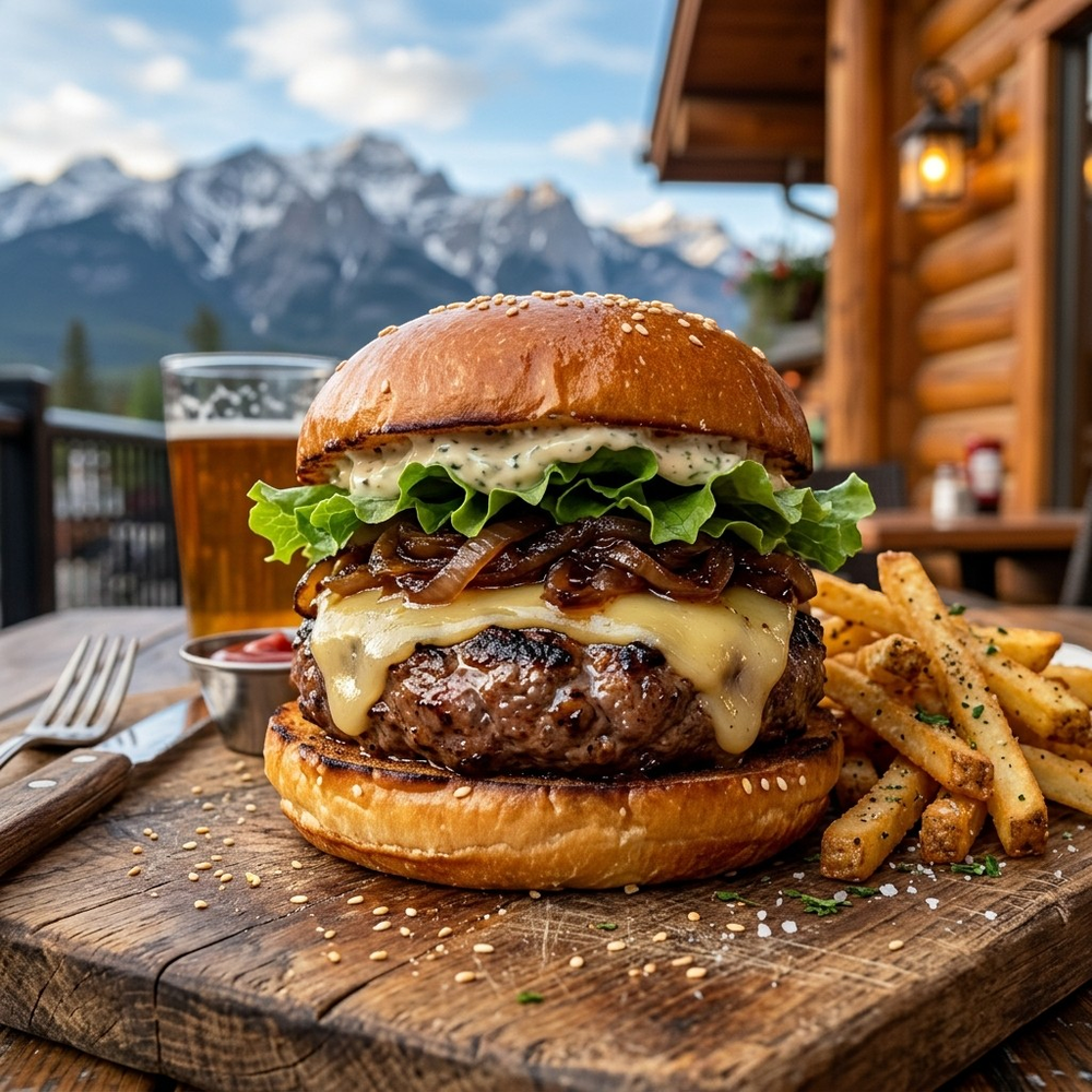 Local cuisine study in Jasper, Alberta