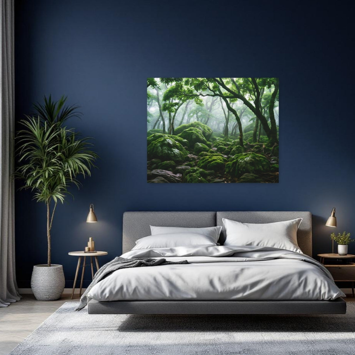 Hallasan Mossy Forest Boulders — Jeju Island, South Korea, study 2