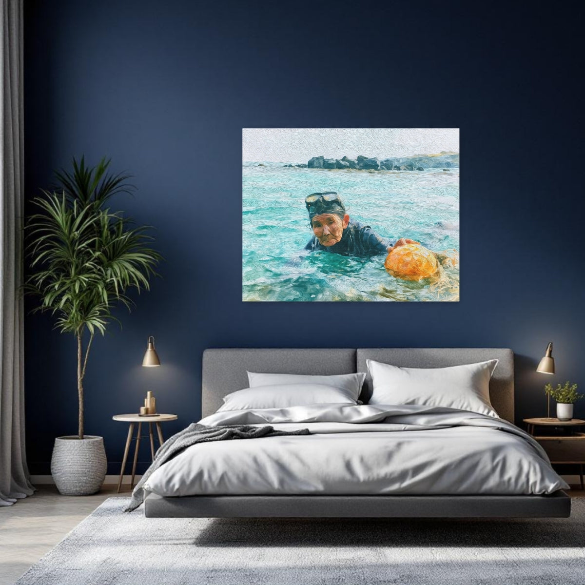 Jeju Haenyeo Diver Ocean — Jeju Island, South Korea, study 2