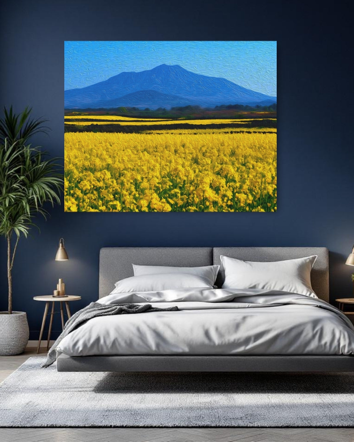Hallasan Mountain Canola Fields — Jeju Island, South Korea, study 1