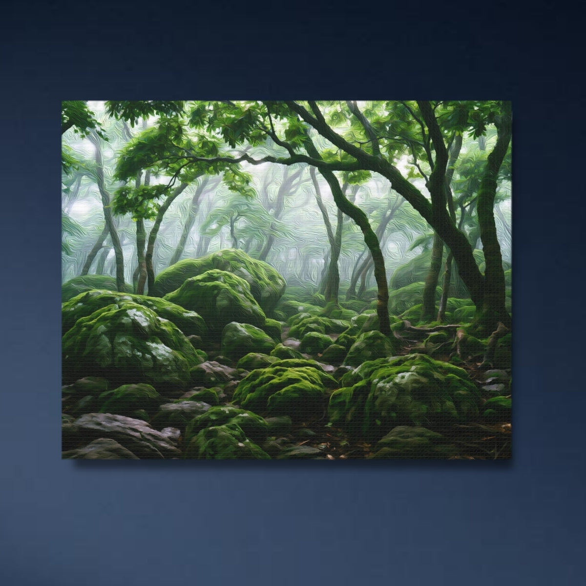 Hallasan Mossy Forest Boulders — Jeju Island, South Korea, study 4