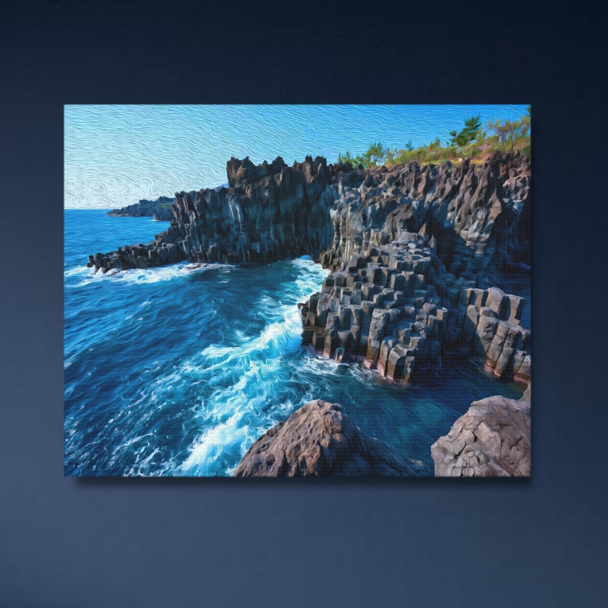 Jusangjeolli Cliff Basalt Columns — Jeju Island, South Korea, study 4